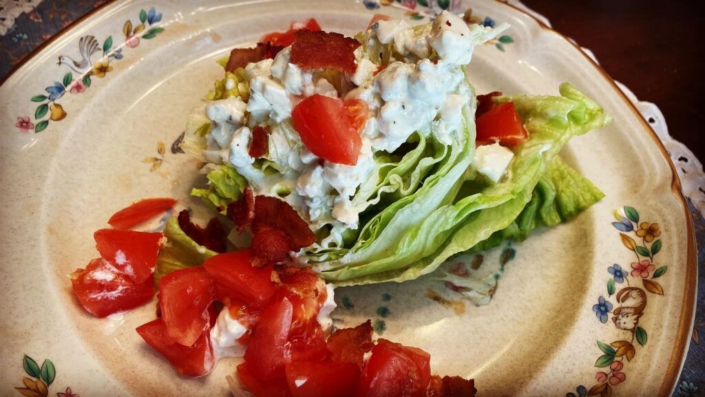 Blue Cheese Iceberg Wedge Salad