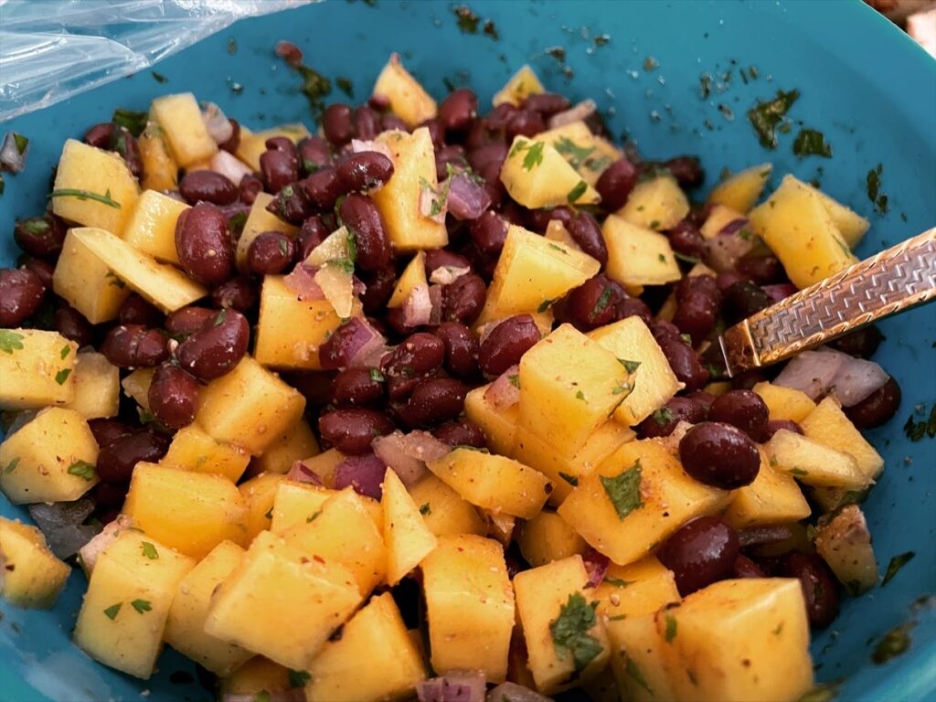 Black Bean and Mango Salsa