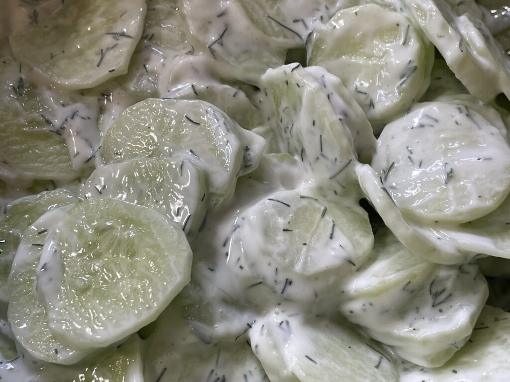 Creamy Cucumber Salad