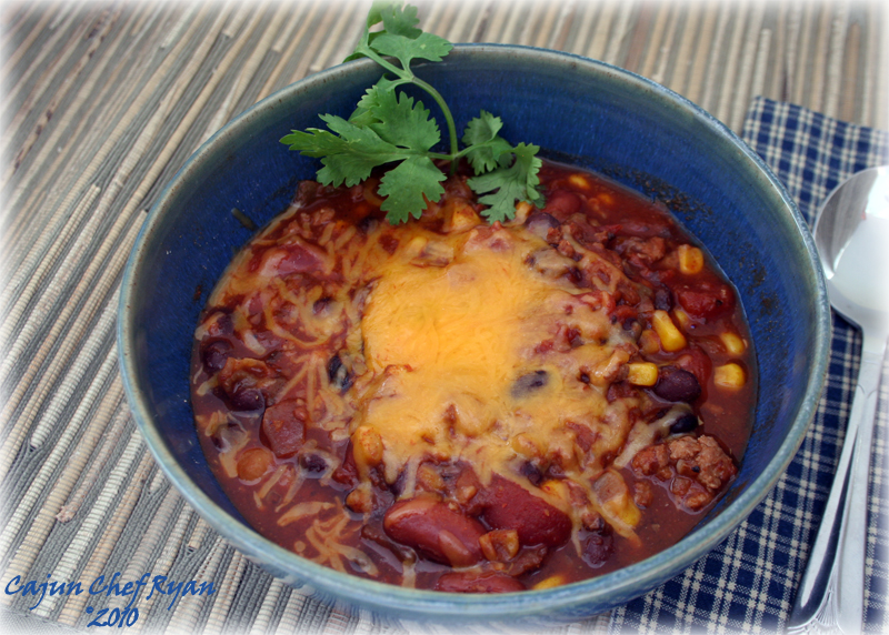 Turkey Chili (Three Bean Turkey Chili Recipe)