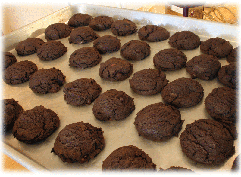 Chocolate Chocolate Chip Cookie baked image