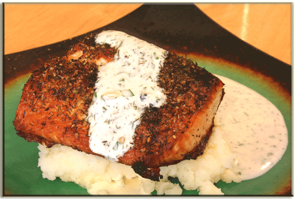 Dill Crusted Salmon