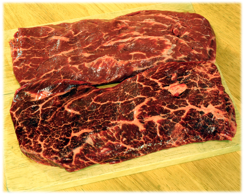 Flat Iron Steak cuts of meat