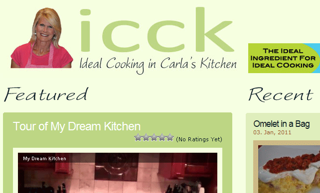 ”Ideal Cooking In Carla's Kitchen”