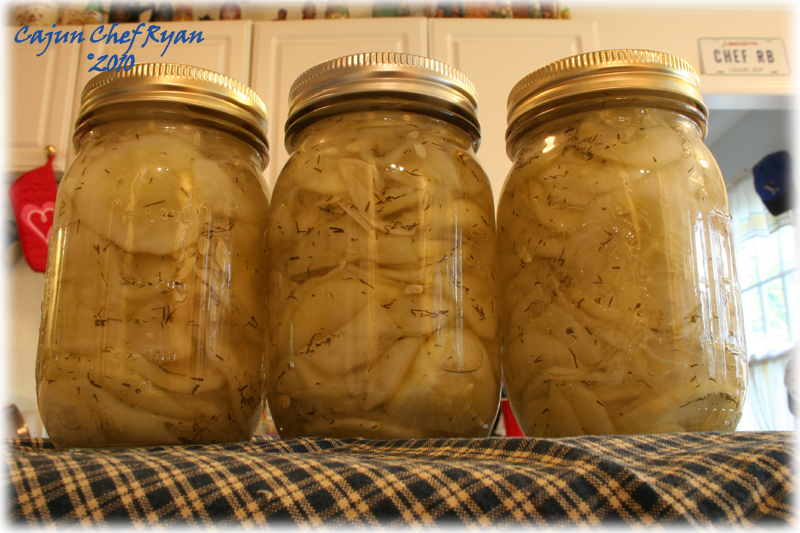 Jars of the Regular New Pickle Cucumbers