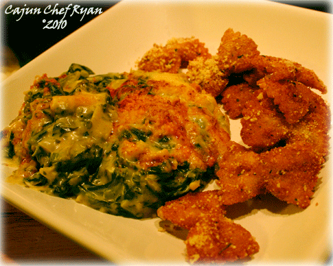 Spinach and Artichoke Dip with Bowtie Pasta Chips