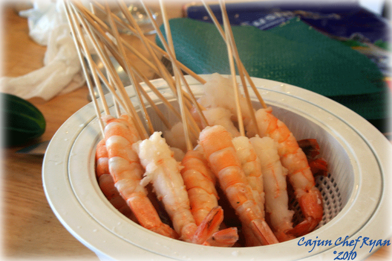 Cooling Sushi Shrimp