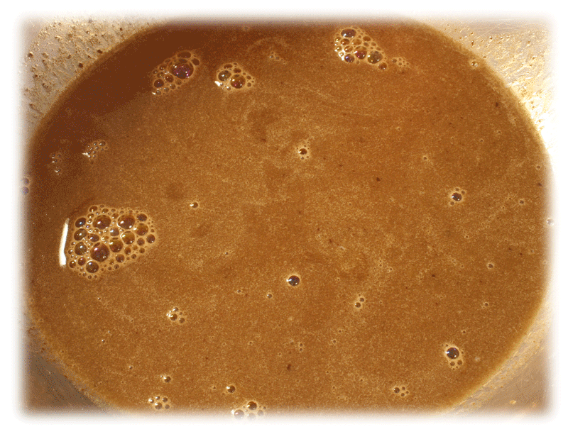 Cooling frosting in bowl image