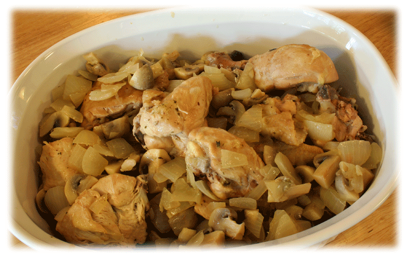 Assembly of the Chicken Fricassée image