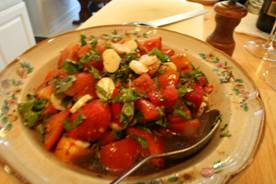 Tomato Basil Mozzarella Salad